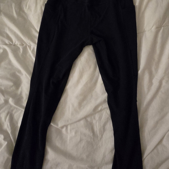 Athleta Black Leggings Sleek Stretchy Comfort - Picture 2 of 12